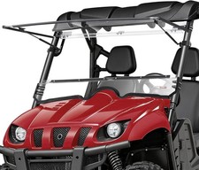 2-IN-1 Front Flip Windshield Full Window For Yamaha Rhino 450 660 700 2004-2013 picture