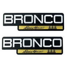 Side Fender Badges Set of 2 Fit for 1992-199 bronco eddie bauer picture