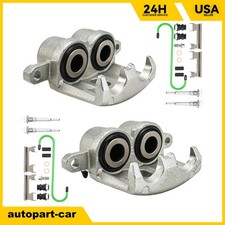X2 REAR BRAKE CALIPERS For 2001-2010 Chevrolet Silverado 2500 HD 184728 184729 picture