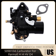 Carburetor w/Gasket 50981DA For International Harvester Farmall H W4 Tractor picture