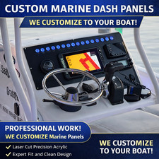 Custom Acrylic Boat Dash Panel Laser Cut Made to Order picture