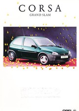 1995 Opel Corsa Grand Slam German Sales Brochure picture
