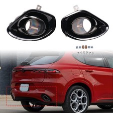 Rear Exhaust Tips For 2023-2026 Alfa Romeo Tonale Hybrid Tail Pipe Muffler Tips picture