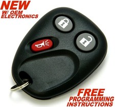 OEM ELECTRONIC 3 BUTTON REMOTE KEY FOB FOR 2002-2009 CHEVROLET TRAILBLAZER picture