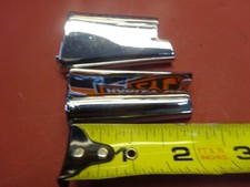 Harley BT XL REAR Multi-Fit PAIR of USED Chrome Long Strat T/Signal Mt Brackets picture