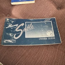 1988 Mercury Sable  Owner Guide Car Auto Operating  manual Book  picture