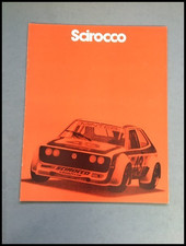 1980 VW Volkswagen Scirocco and S Original Car Sales Brochure Catalog picture