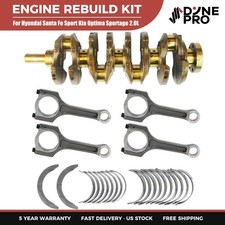 G4KH 2.0L Turbo Engine Rebuild Kit w/ Crankshaft 4x Rods Piston For Hyundai Kia picture
