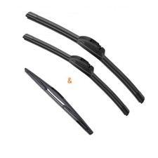 Front & Rear Windshield Wiper Blades For Honda Pilot 2003-2008 OEM Quality USCG picture
