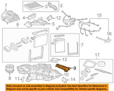 GM OEM 14-20 Escalade ESV Evaporator Heater Components-Case 84340797 picture