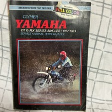 1977-1983 YAMAHA DT MX SINGLES CLYMER SERVICE REPAIR MAINTENANCE MANUAL M412 picture