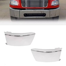 TORQUE Pair of Corner Bumpers Steel Chrome Replacement for 2003-2024 picture