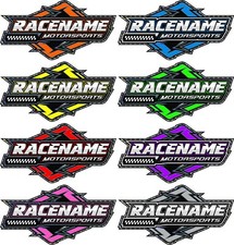 Custom Your Name Racing Decals Trailer Truck MX ATV Race Car Go Kart Sprint IMCA picture