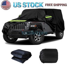 Waterproof Car Cover for Jeep Wrangler 2 Door CJ YJ TJ Dust UV Rain Protection picture