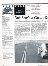 1999 BMW M Coupe - Road Test - Classic Article D39 picture