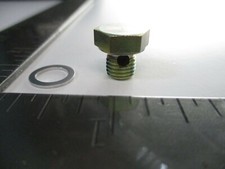 PORSCHE 924S 944 TURBO 944S2 968 WATER NECK BLEED SCREW & SEAL NEW GENUINE ITEM picture