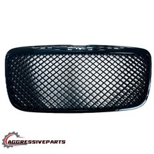 Grill For 2011-2014 Chrysler 300 300C Mesh Style Front Grille Gloss Black- ABS picture