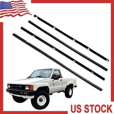 For 84-89 Toyota Pickup 4Runner Inner Outer Weatherstrip Rubber Door Belt Seal picture