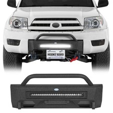 Fit 2003-2005 Toyota 4Runner Stubby Bull Bar Front Bumper w/ Winch Plate & Light picture