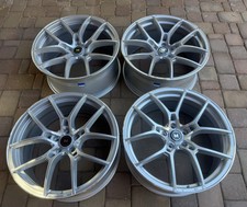 19x8.5/19x9.5 5x120 Staggered MFlow MFR4 Silver Machined Wheels 19