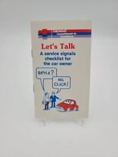 Vtg 1979 Chevrolet Dealership Let's Talk Service Signals Pamphlet NEW OLD STOCK picture