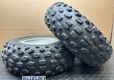 85-92 Genuine Suzuki LT230S LT250R OEM Front 4x166  Dunlop Tires and Rims LT2 picture