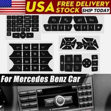 Fits For Mercedes Benz Steering A/C Window Control Button Repair Decals Stickers picture