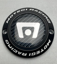 USED Motegi Racing Black W/Carbon Logo Wheel Center Cap NO SCREWS MRC65S1S1W picture