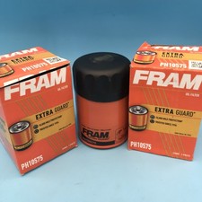 2 Pack FRAM Extra Guard PH10575 Spin-On Oil Filter 10K Mile New picture