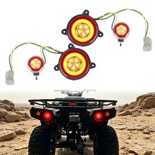 SHINJEW 4PCS LED Tail Lights for Kawasaki Brute Force 300 2012-2025 picture