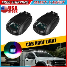 2-20x RGB LED Wireless Solar Powered Cab Lights Top Roof Lamp For Truck SUV RVs picture