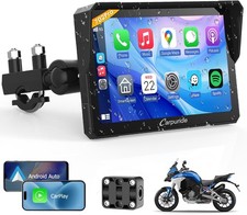 Carpuride W702PRO Motorcycle CarPlay Android Auto Dual Bluetooth - 7