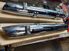 INDIAN MOTORCYCLES THUNDERSTROKE & POWERPLUS SLIP ON EXHAUST CHROME 2879769-156 picture