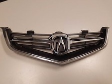 Fits New 04 05 2004 2005  Acura TSX Grill Grille W/ OE Emblem Chrome Molding picture