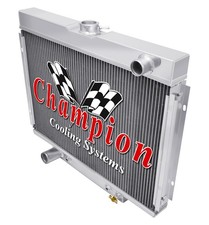 Champion Racing 4 Row Aluminum Radiator For 1967 - 70 Ford/Mercury Cars picture