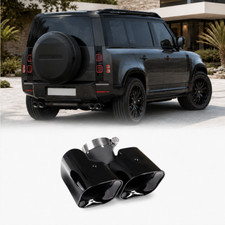 2PCS Rear Tail Exhaust Muffler Pipes For LR Defender 3.0L 90 110 130 2020-2026 picture