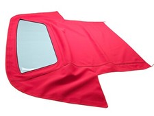 Fits Chevrolet Camaro Convertible Top Red Premium Canvas picture