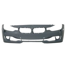 New Unpainted Front Bumper Cover Replaces 51117293016 With Park Assist Sensor picture