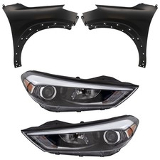 Headlight  Driver & Passenger Side for Hyundai Tucson 2016-2018 picture