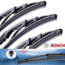 BOSCH DIRECT CONNECT WIPER BLADES 20-20-17 -FRONT Left & Right + REAR - SET OF 3 picture