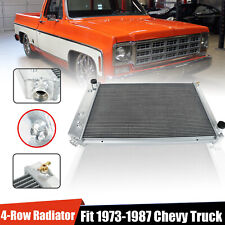 4-ROW Aluminum Radiator For 73-87 Chevy Truck 73-1991 Blazer 19 x 28-1/4