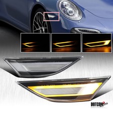 Fit 12-16 Porsche 911 Carrera 17-18 Cayman 718 Sequential LED Signal Side Marker picture