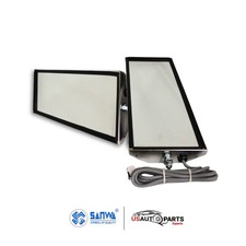 UNIVERSAL WEST COAST MIRROR STAINLESS STEEL  HEATED SET 6