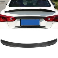 Trunk Spoiler For 2014-2023 Infiniti Q50 Real Carbon Fiber Glossy Finish picture