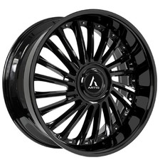 24x9 Artis Wheels Renegade XL Gloss Black Rims (4pcs) picture