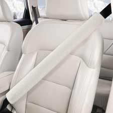 Extra Long Seatbelt Covers Super Soft Furry for Adults Kids Women & Men,19.5in picture