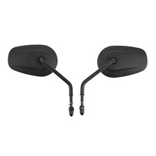 Matte Black Rear View Mirrors Fit For Harley Davidson XL1200L XL883 XL Sportster picture