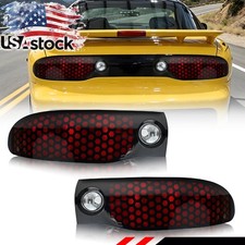 2PCS Red Lens Tail Brake Light Lamps For 1998-2002 Pontiac Firebird Trans AM picture