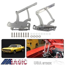 Billet Hood Hinge Kit Left &Right Side For 1967-69 Chevrolet Camaro & Firebird picture