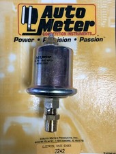Auto Meter 2242 1/8 / 1/4 NPT Sender Short Sweep Oil Pressure 0-100 Psi Gauge picture